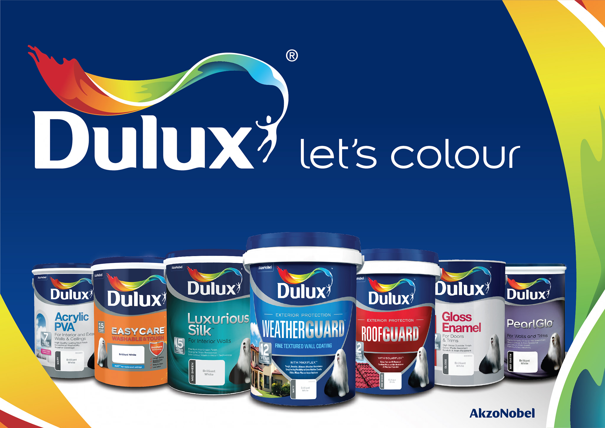 Full Dulux Range available